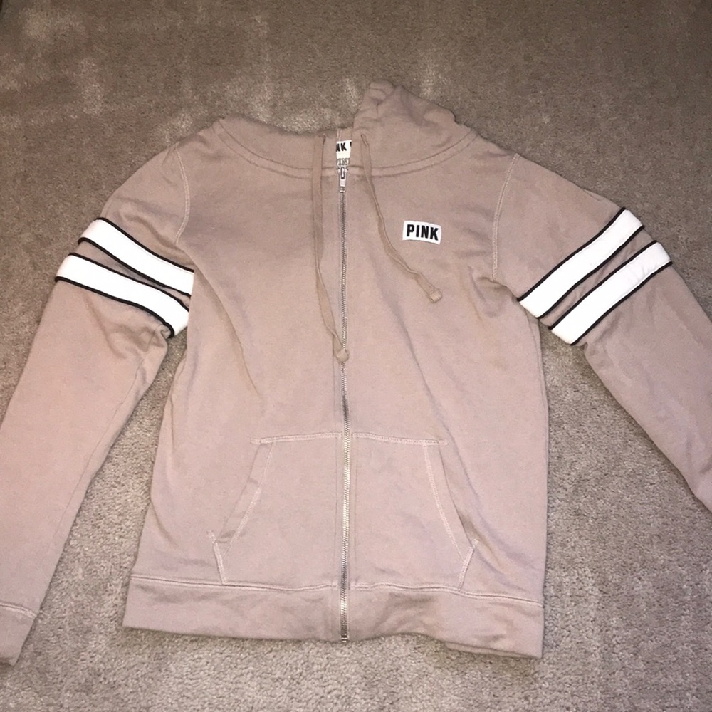VS pink zip up hoodie